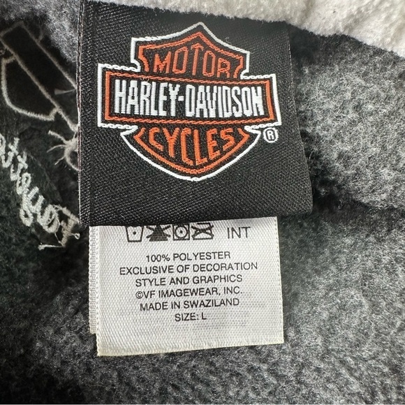 Harley Davidson Women’s 1/4 Zip Fleece Pullover. Size Large. - Picture 7 of 8